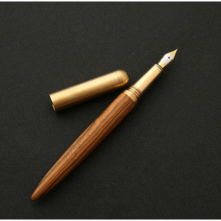 Luxury Wood Fountain Pen School Office Writing Ink Pen Stationery Gifts Supplies(Tiger wood) - free shipping - PMC TechLife - Order now!