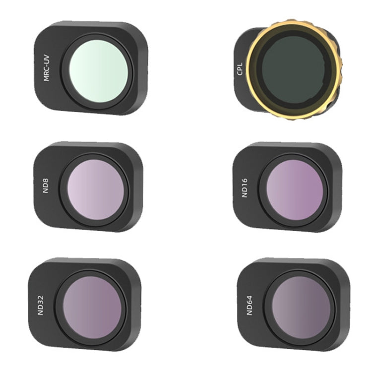JSR For Mini 3 Pro Camera Filters, Style:6 In 1 UV+CPL+ND8+ND16+ND32+ND64 - free shipping - PMC TechLife - Order now!