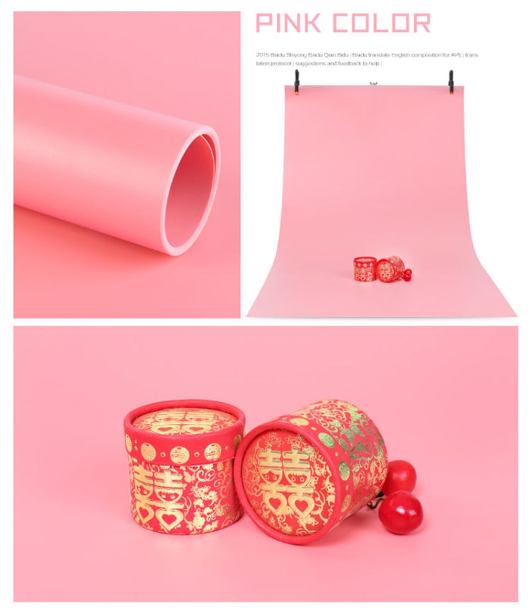 70x140cm Shooting Background Board PVC Matte Board Photography Background Cloth Solid Color Shooting Props(Pink) -  by PMC TechLife | Online Shopping South Africa | PMC TechLife