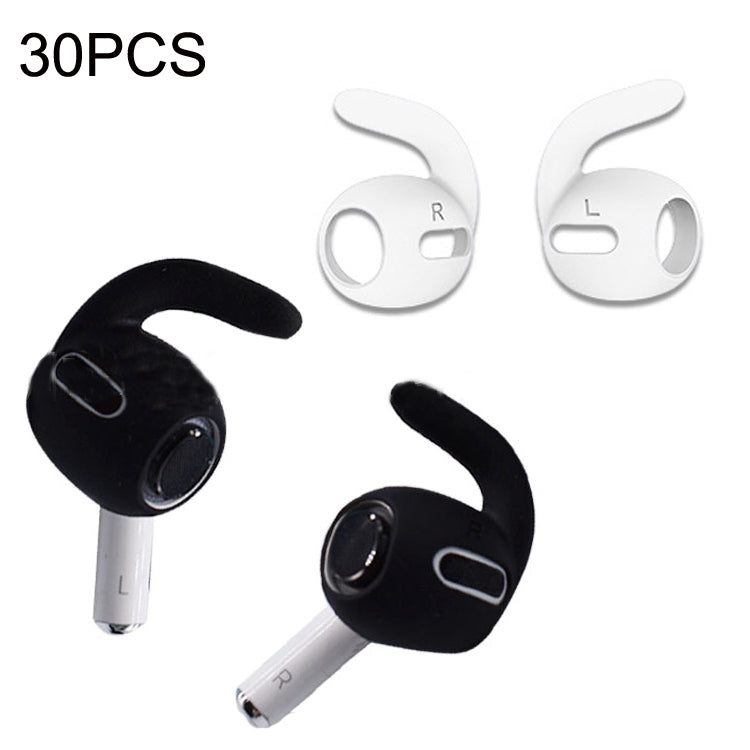 30PCS Ultra-thin Earphone Ear Caps For Apple Airpods Pro(White) - Anti-dust & Ear Caps by PMC TechLife | Online Shopping South Africa | PMC TechLife