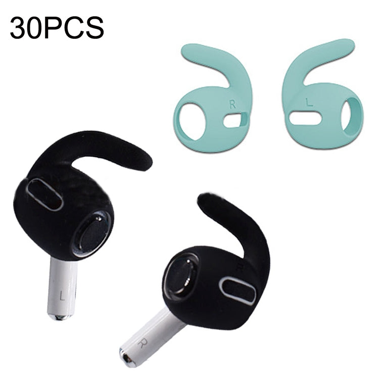30PCS Ultra-thin Earphone Ear Caps For Apple Airpods Pro(Green) - Anti-dust & Ear Caps by PMC TechLife | Online Shopping South Africa | PMC TechLife