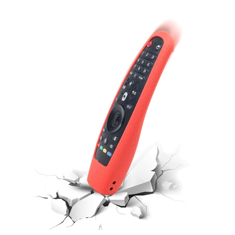 Suitable for LG Smart TV Remote Control Protective Case AN-MR600 AN-MR650a Dynamic Remote Control Silicone Case(Black) - Remote Control Covers by PMC TechLife | Online Shopping South Africa | PMC TechLife