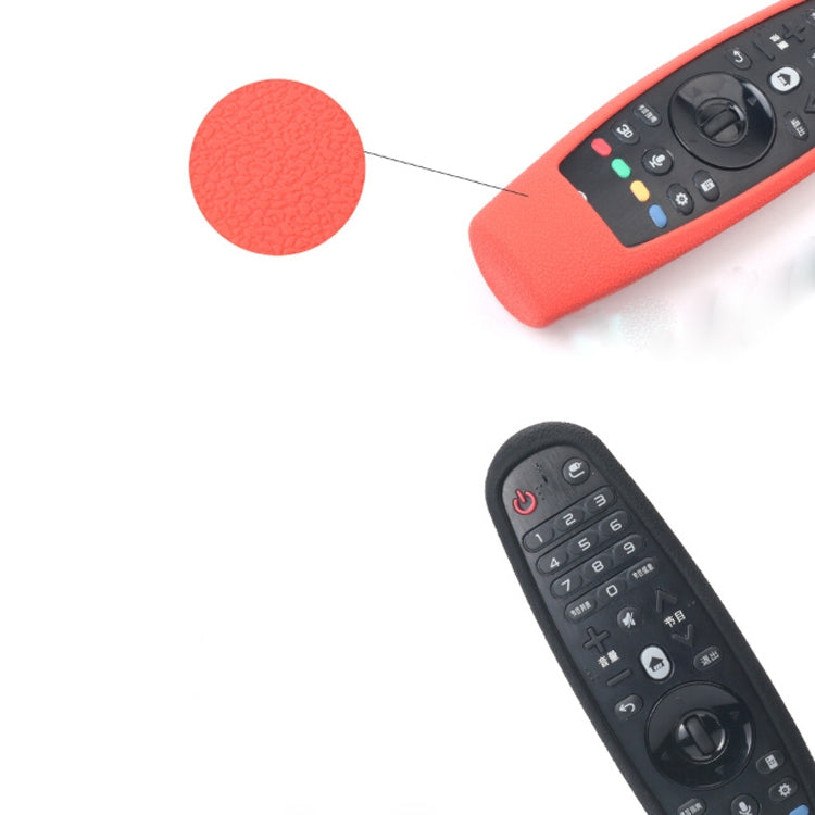 Suitable for LG Smart TV Remote Control Protective Case AN-MR600 AN-MR650a Dynamic Remote Control Silicone Case(Red) - Remote Control Covers by PMC Jewellery | Online Shopping South Africa | PMC Jewellery