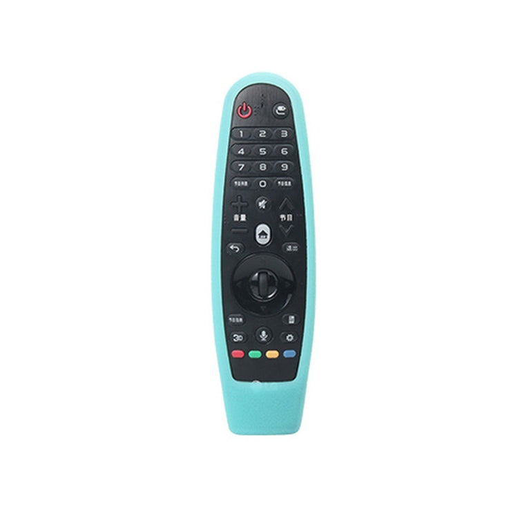 Suitable for LG Smart TV Remote Control Protective Case AN-MR600 AN-MR650a Dynamic Remote Control Silicone Case(Turquoise Blue) - Remote Control Covers by PMC Jewellery | Online Shopping South Africa | PMC Jewellery