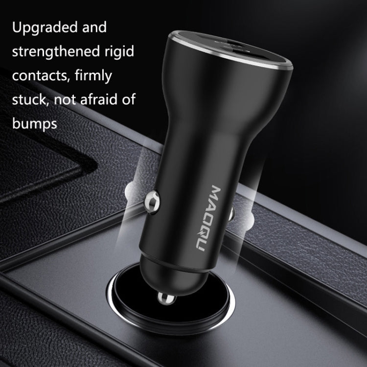 QIAKEY QK505L Dual Ports Fast Charge Car Charger(Red) - Car Charger by QIAKEY | Online Shopping South Africa | PMC TechLife | Buy Now Pay Later Mobicred