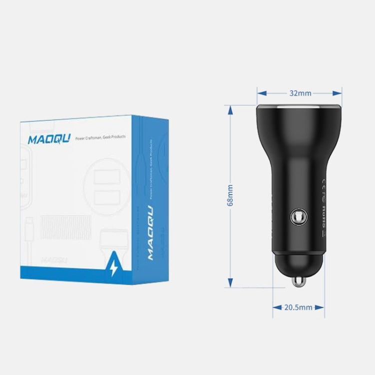 QIAKEY QK739 Dual Ports Fast Charge Car Charger(Black) - free shipping - PMC TechLife - Order now!