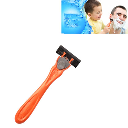 3 PCS Five-layer Stainless Steel Disposable Cutter Head Disposable Manual Shaver(Orange) - Manual Razor by PMC Jewellery | Online Shopping South Africa | PMC Jewellery