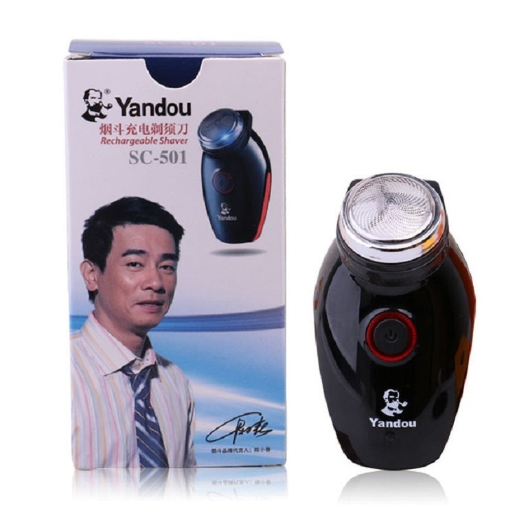 Yandou SC-501 Shaver Men Electric Rotary R5azor Ultra-thin Knife Net Scraper CN Plug - Electric Shavers by Yandou | Online Shopping South Africa | PMC Jewellery