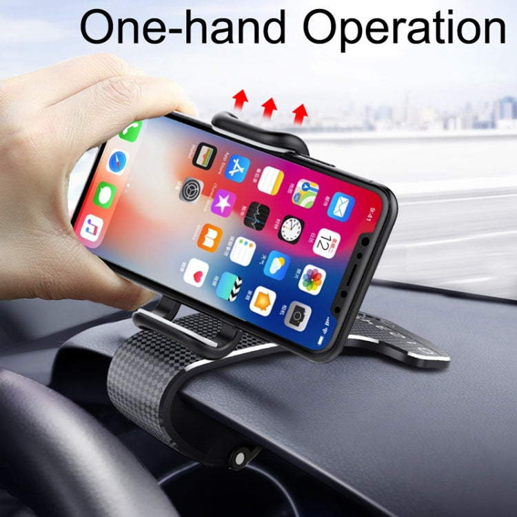 Car Mobile Phone Holder Buckle Instrument Trolley Inner Clip Mobile Phone Navigation Bracket With Number Plate - Car Holders by PMC TechLife | Online Shopping South Africa | PMC TechLife