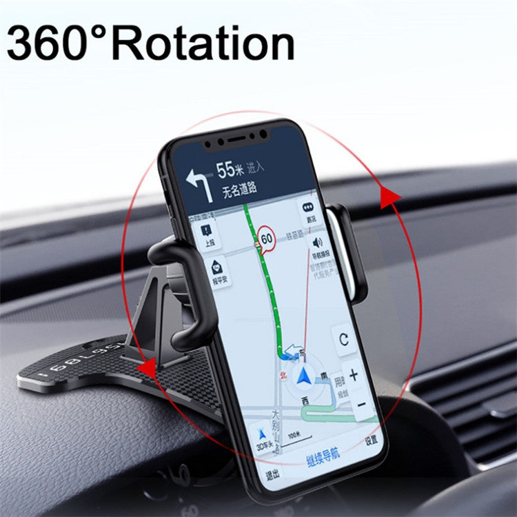 Car Mobile Phone Holder Buckle Instrument Trolley Inner Clip Mobile Phone Navigation Bracket With Number Plate - Car Holders by PMC TechLife | Online Shopping South Africa | PMC TechLife