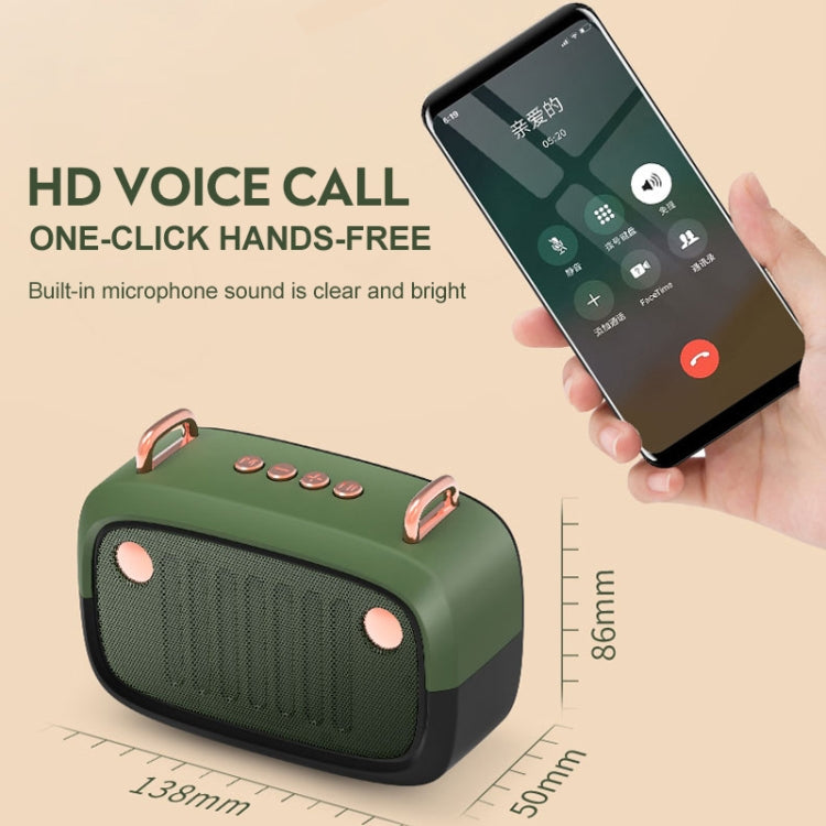 BS32D Wireless Bluetooth Speaker Cartoon Subwoofer Outdoor Card Portable Mini Speaker(Orange) - Mini Speaker by PMC TechLife | Online Shopping South Africa | PMC TechLife