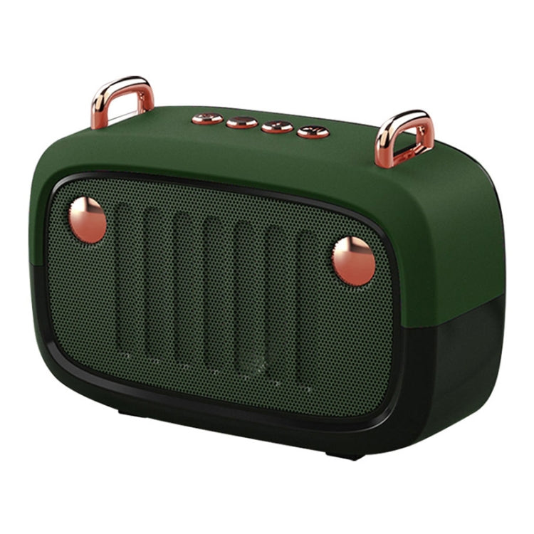 BS32D Wireless Bluetooth Speaker Cartoon Subwoofer Outdoor Card Portable Mini Speaker(Green) - Mini Speaker by PMC Jewellery | Online Shopping South Africa | PMC Jewellery