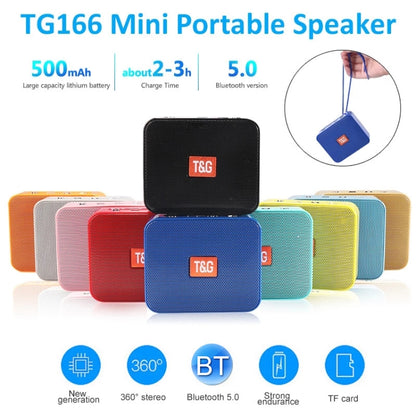 T&G TG166 Color Portable Wireless Bluetooth Small Speaker(Green) - Mini Speaker by T&G | Online Shopping South Africa | PMC Jewellery