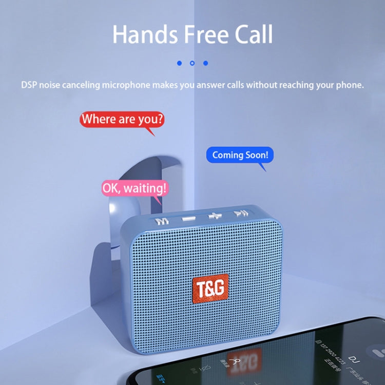 T&G TG166 Color Portable Wireless Bluetooth Small Speaker(Green) - Mini Speaker by T&G | Online Shopping South Africa | PMC TechLife | Buy Now Pay Later Mobicred