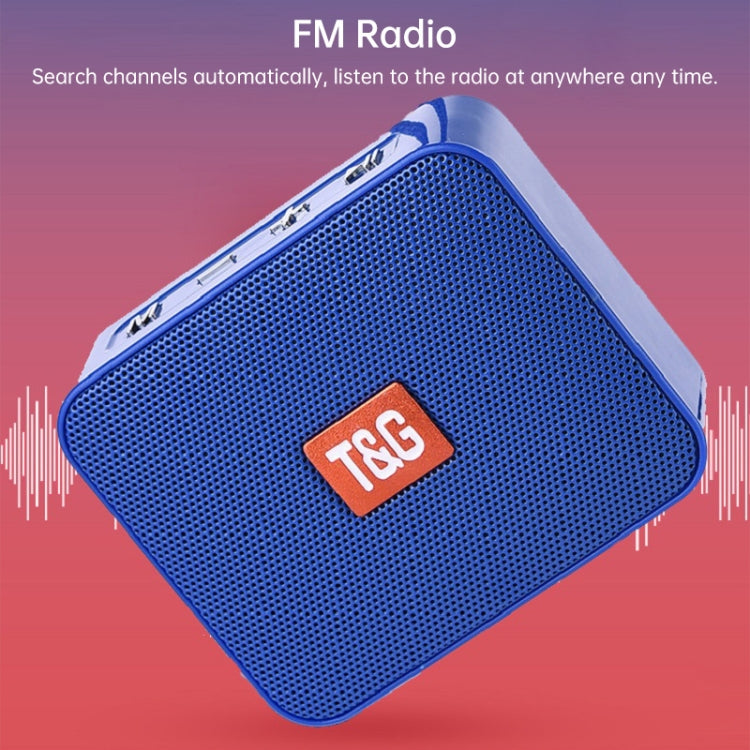 T&G TG166 Color Portable Wireless Bluetooth Small Speaker(Green) - Mini Speaker by T&G | Online Shopping South Africa | PMC TechLife | Buy Now Pay Later Mobicred