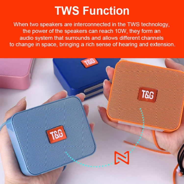 T&G TG166 Color Portable Wireless Bluetooth Small Speaker(Green) - Mini Speaker by T&G | Online Shopping South Africa | PMC TechLife | Buy Now Pay Later Mobicred