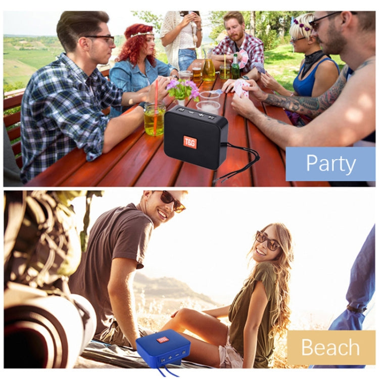T&G TG166 Color Portable Wireless Bluetooth Small Speaker(Green) - Mini Speaker by T&G | Online Shopping South Africa | PMC TechLife | Buy Now Pay Later Mobicred