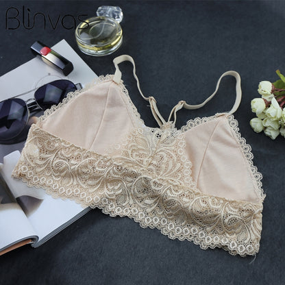 Camisole Female Wrapped Chest Tube Top Underwear Sexy Lace Gathered Base Bra with Chest Pad, Size:One Size(Skin) - Ladies Underwear by PMC Jewellery | Online Shopping South Africa | PMC Jewellery