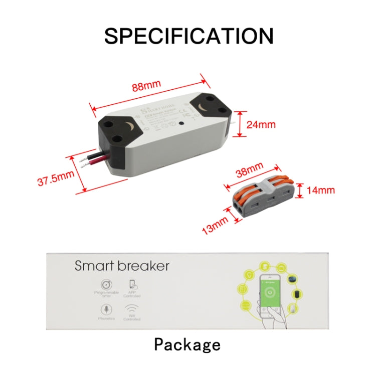 DIY WiFi Smart Light Switch Timer Universal Breaker Wireless Remote Control Works with Alexa Google Home Smart Home Automation - Home Automation Modules by PMC Jewellery | Online Shopping South Africa | PMC Jewellery