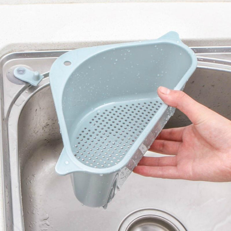 Kitchen Vegetable Rack Household Sink Drain Rack Triangle Storage Hanger Free Punch Tray Hanging Basket(Gray) - Filters by PMC TechLife | Online Shopping South Africa | PMC TechLife