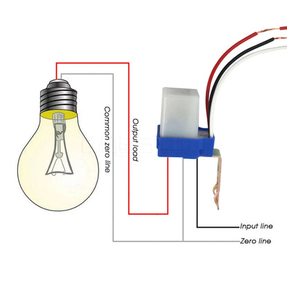 Automatic Switch Sensor Switch Photocell Street Light Switch Control(220V) - AC Adapers by PMC Jewellery | Online Shopping South Africa | PMC Jewellery