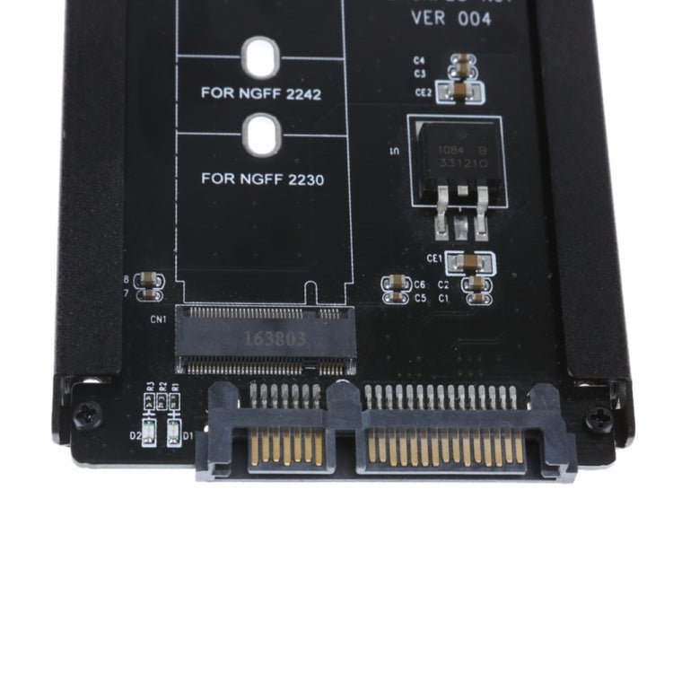 Metal Case CYB + M Socket 2 M.2 NGFF (SATA) SSD to 2.5 SATA Adapter for 2230/2242/2260/2280mm M2 NGFF SSD Solid State Hard Drive - Add-on Cards by PMC TechLife | Online Shopping South Africa | PMC TechLife