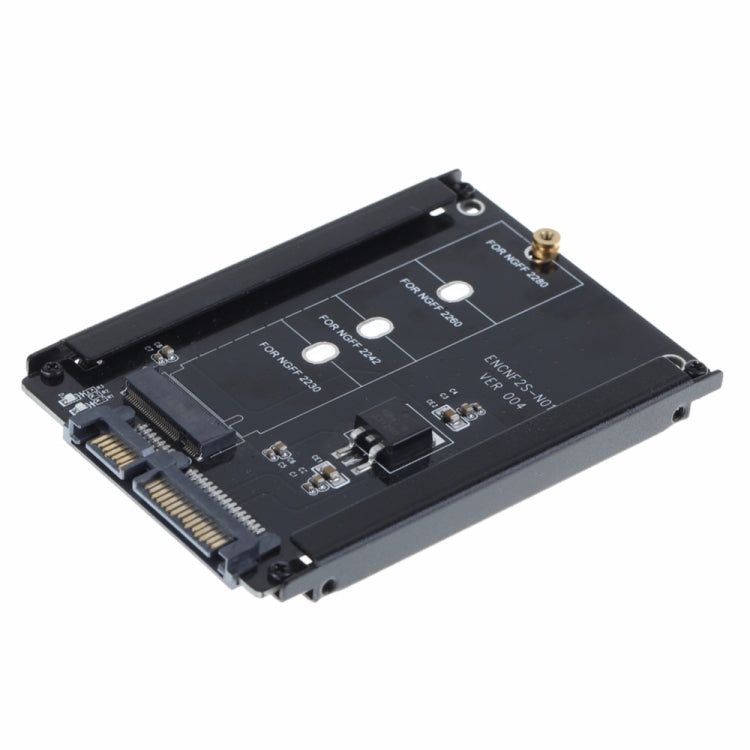 Metal Case CYB + M Socket 2 M.2 NGFF (SATA) SSD to 2.5 SATA Adapter for 2230/2242/2260/2280mm M2 NGFF SSD Solid State Hard Drive - Add-on Cards by PMC TechLife | Online Shopping South Africa | PMC TechLife