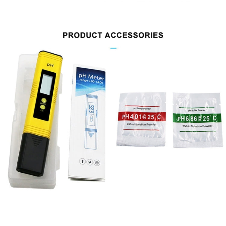 Portable High-precision PH Test Pen PH Acidity Meter PH Water Quality Detection Instrument(Blue) - PH & Moisture Meter by PMC Jewellery | Online Shopping South Africa | PMC Jewellery