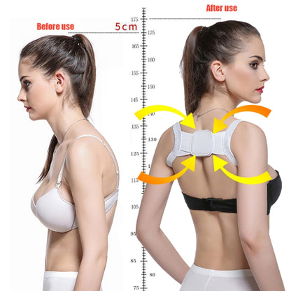 Adjustable Women Back Posture Corrector Shoulder Support Brace Belt Health Care Back Posture Belt, Size:L(White) - Corrector by PMC Jewellery | Online Shopping South Africa | PMC Jewellery