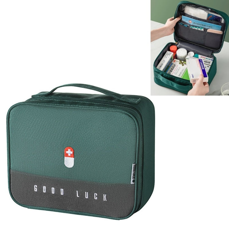 Thickened Large-Capacity Multifunctional Medicine Box Family Portable Storage Bag(Green) - Pill Boxes by PMC Jewellery | Online Shopping South Africa | PMC Jewellery