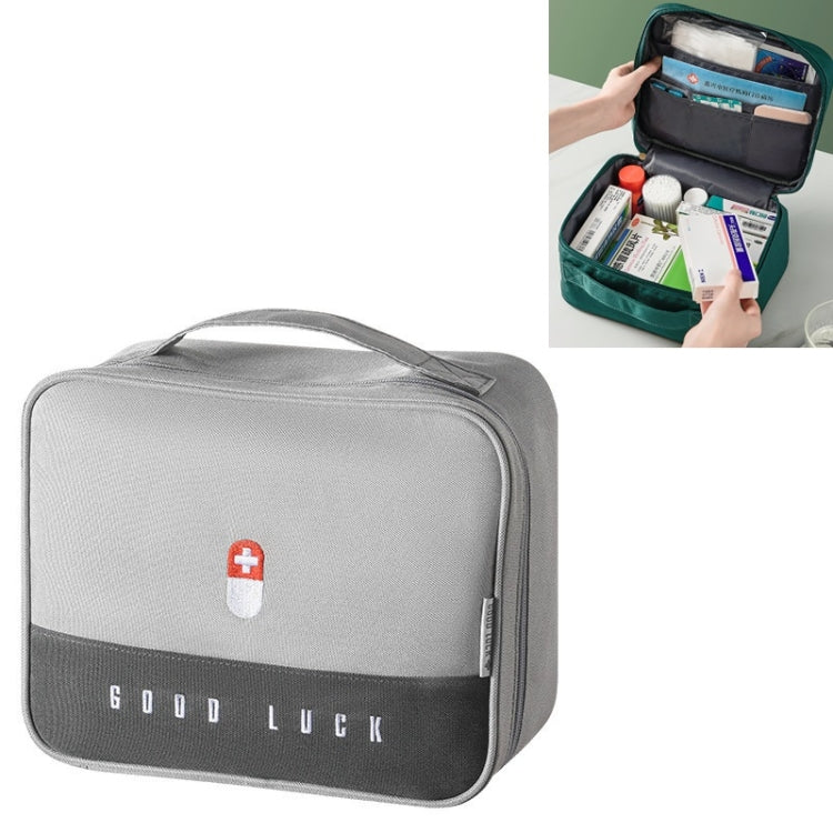 Thickened Large-Capacity Multifunctional Medicine Box Family Portable Storage Bag(Gray) - free shipping - PMC TechLife - Order now!