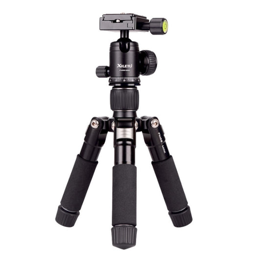 Xiletu FM5S-MINI 5-Section Folding Legs Mini Desktop Tripod Mount(Titanium) - Tripods by Xiletu | Online Shopping South Africa | PMC Jewellery | Buy Now Pay Later Mobicred