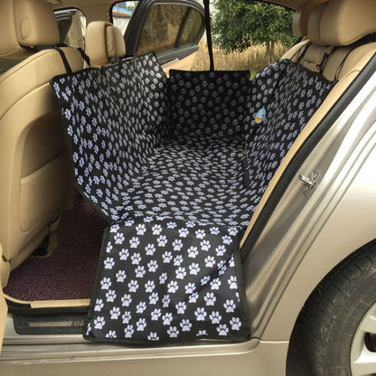 Waterproof Rear Back Pet Dog Car Seat Cover Mats Hammock Protector With Safety Belt, Size:130x150x38cm(Black) - Seat Accessories by PMC Jewellery | Online Shopping South Africa | PMC Jewellery