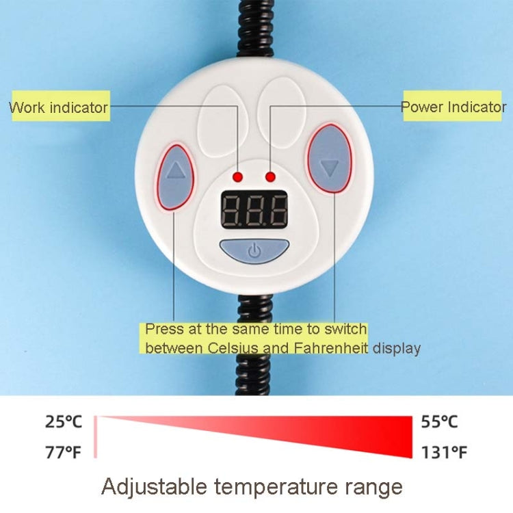 Pet Heating Pad Waterproof and Anti-Scratch Electric Blanket, Size: 60x45cm, Specification:  EU Plug - Pads by PMC Jewellery | Online Shopping South Africa | PMC Jewellery