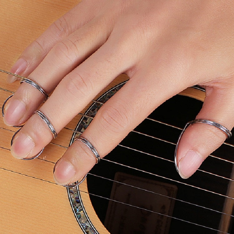 Metal Spring Ring Pick for Guitar(Silver) - String Instrument Accessories by PMC TechLife | Online Shopping South Africa | PMC TechLife | Buy Now Pay Later Mobicred