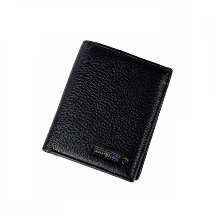 Vertical Wallet Smart Bluetooth Anti-Lost Anti-Theft Leather Bag, Style:Smart(Black) - free shipping - PMC TechLife - Order now!