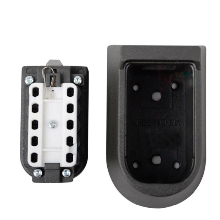 KS-004 Combination Lock Key Box Alloy Button Wall-Mounted Shield-Shaped Combination Box - Safety Box by PMC TechLife | Online Shopping South Africa | PMC TechLife