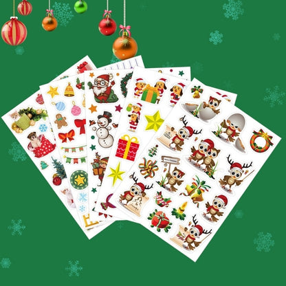 1 Set Christmas Cartoon Illustration Kids Toy Stickers, Size: 148x210mm(P-2) - Stickers by PMC Jewellery | Online Shopping South Africa | PMC Jewellery