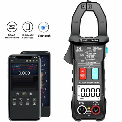 BSIDE  Bluetooth 5.0 6000 Words High Precision Smart AC Clamp Meter, Specification: ZT-5BQ - Digital Multimeter by BSIDE | Online Shopping South Africa | PMC Jewellery