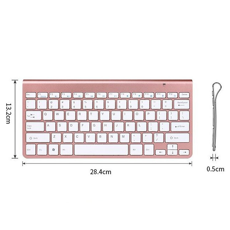 USB External Notebook Desktop Computer Universal Mini Wireless Keyboard Mouse, Style:Keyboard and Mouse Set(Silver) - Wireless Keyboard by PMC TechLife | Online Shopping South Africa | PMC TechLife | Buy Now Pay Later Mobicred