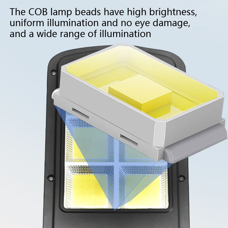 30W Solar Power Human Body Induction + Light Control Street Light Multi-Function Remote Control Outdoor Lighting 6COB with RC - LED Street Light by PMC TechLife | Online Shopping South Africa | PMC TechLife