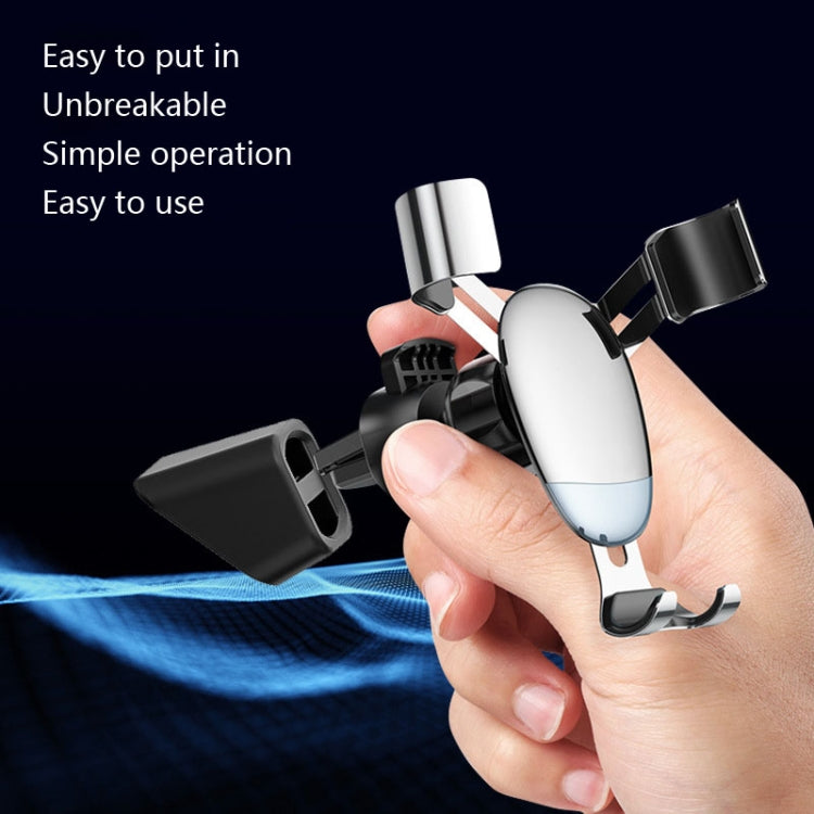 5 PCS Car Phone Holder Base Universal Car Air Outlet Clip Bracket Base, Colour: Golden Reflection - Car Holders by PMC TechLife | Online Shopping South Africa | PMC TechLife