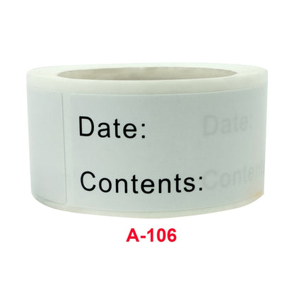 10 PCS Roll Home Kitchen Food Marking Date Sticker Label, Size: 1 x 3 inch(A-106) - Printer Paper & Stickers by PMC Jewellery | Online Shopping South Africa | PMC Jewellery