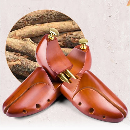 1 Pair Solid Wood Retractable Shoe Last Adjustable Shoe Supporter Shaping Moisture-Proof Shoe Support(45-46) - Shoes Care by PMC Jewellery | Online Shopping South Africa | PMC Jewellery