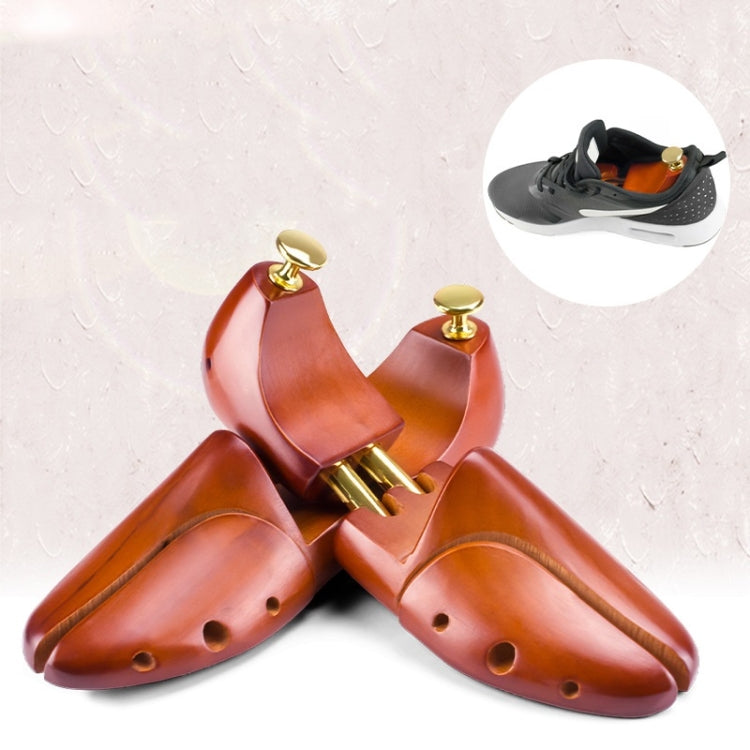 1 Pair Solid Wood Retractable Shoe Last Adjustable Shoe Supporter Shaping Moisture-Proof Shoe Support(45-46) - Shoes Care by PMC Jewellery | Online Shopping South Africa | PMC Jewellery