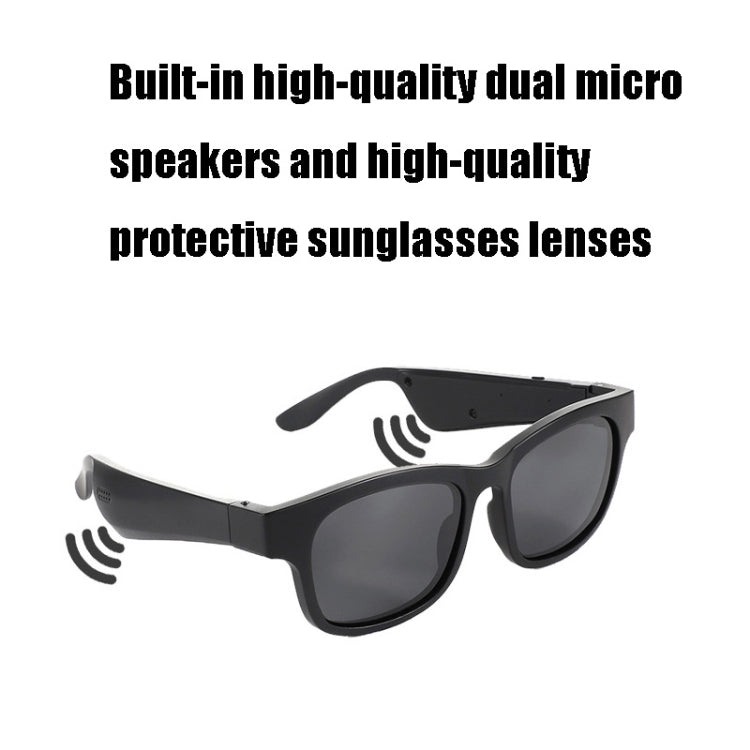 Binaural Call Smart Bluetooth Glasses Earphone(A14 Silver) - Bluetooth Earphone by PMC TechLife | Online Shopping South Africa | PMC TechLife