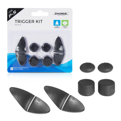 DOBE 2 Sets 8 in 1 Handle Trigger Button + Rocker Cap Suitable For PS5 - Cases by DOBE | Online Shopping South Africa | PMC Jewellery
