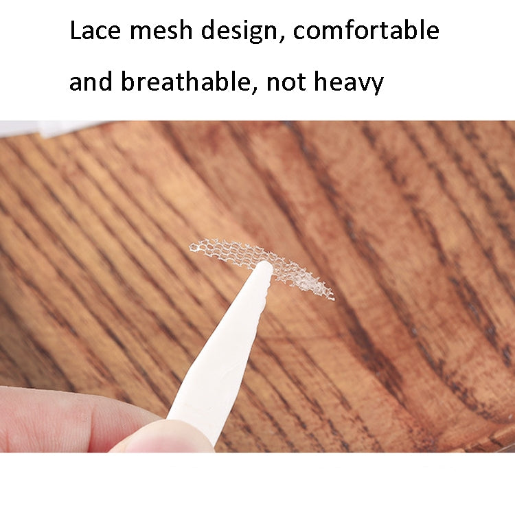 4 PCS Sticky Double Eyelid Stickers When Exposed To Water, Natural Invisible Lace Olives Glue-Free Beauty Eye Stickers(Lace L-Roll) - Eyes by PMC Jewellery | Online Shopping South Africa | PMC Jewellery