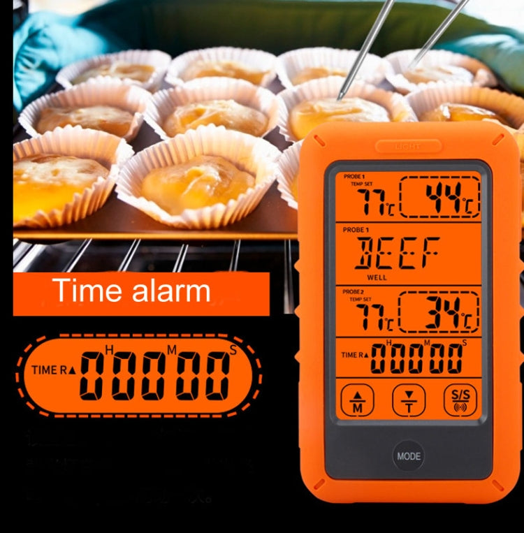 Wireless Food Thermometer Household Touch Screen BBQ Dual-Channel Kitchen  Thermometer - Cooking Thermometers by PMC TechLife | Online Shopping South Africa | PMC TechLife | Buy Now Pay Later Mobicred