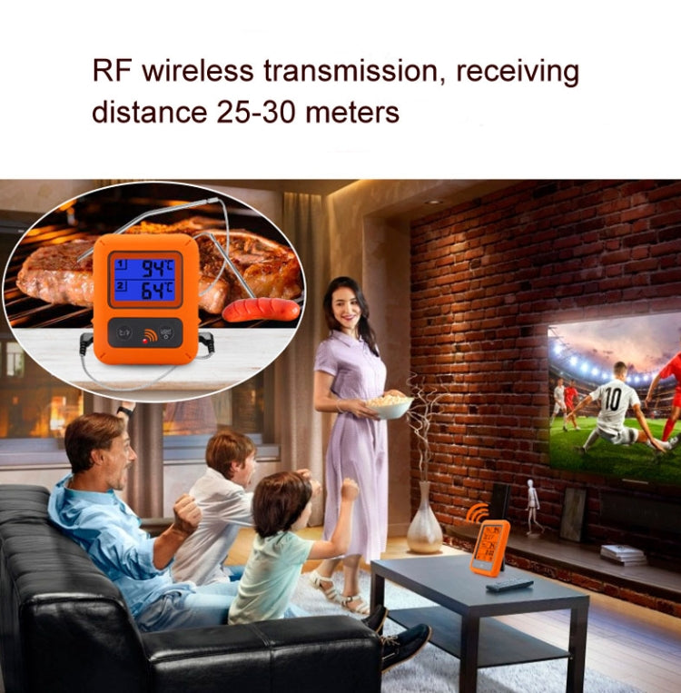 Wireless Food Thermometer Household Touch Screen BBQ Dual-Channel Kitchen  Thermometer - Cooking Thermometers by PMC TechLife | Online Shopping South Africa | PMC TechLife | Buy Now Pay Later Mobicred